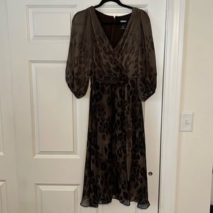 DKNY Leopard dress
